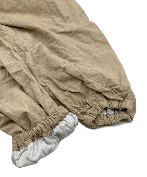 中川政七商店（ナカガワマサシチショウテン）中川政七商店 (ナカガワマサシチショウテン) コットンリネンパンツ ベージュ サイズ:Mの古着・服飾アイテム