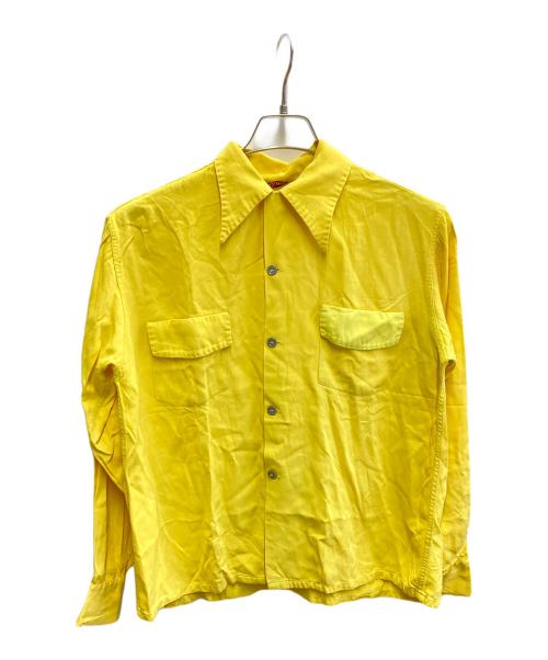 PETERS（ペータース）Peters (ペータース) ヴィンテージシャツ イエロー サイズ:15の古着・服飾アイテム