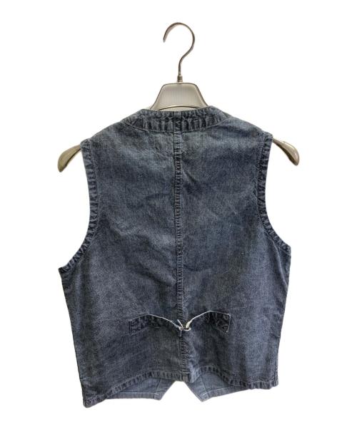 SUGAR CANE（シュガーケーン）SUGAR CANE (シュガーケーン) lot 599 ワークベスト グレー×ネイビー サイズ:38の古着・服飾アイテム
