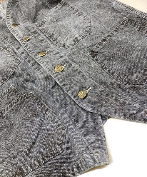 SUGAR CANE（シュガーケーン）SUGAR CANE (シュガーケーン) lot 599 ワークベスト グレー×ネイビー サイズ:38の古着・服飾アイテム