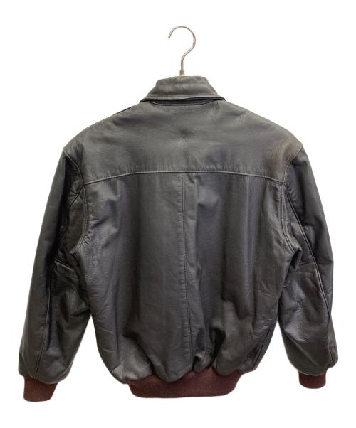 L.L.Bean（エルエルビーン）L.L.Bean (エルエルビーン) 80s A-2型 レザージャケット【USA製】 ブラウン サイズ:36の古着・服飾アイテム