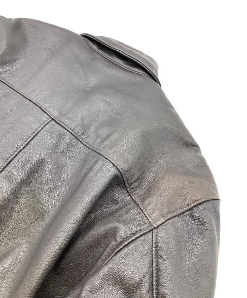 L.L.Bean（エルエルビーン）L.L.Bean (エルエルビーン) 80s A-2型 レザージャケット【USA製】 ブラウン サイズ:36の古着・服飾アイテム