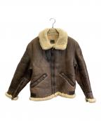 AVIREXアヴィレックス）の古着「B-9型 ムートンフライトジャケット【USA製】」｜ブラウン