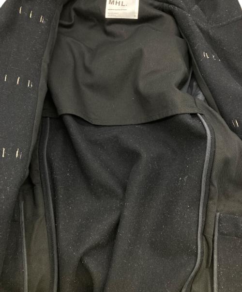 MHL（エムエイチエル）MHL (エムエイチエル) ダッフルコート ブラック サイズ:Mの古着・服飾アイテム