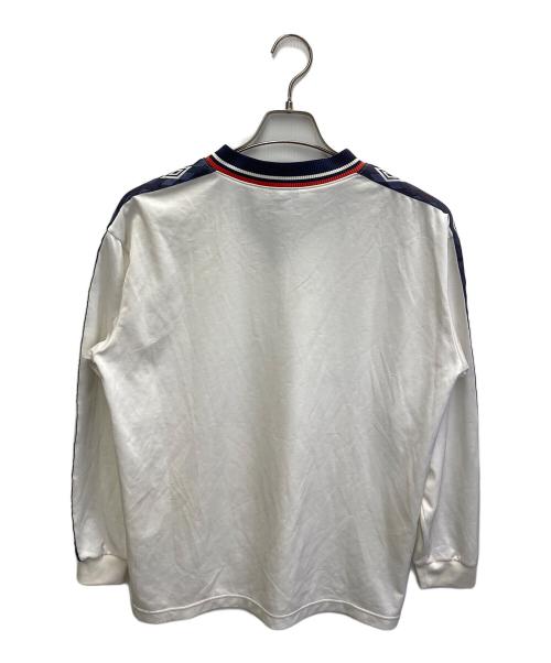UMBRO（アンブロ）UMBRO (アンブロ) 90s～00s LSゲームシャツ ホワイトの古着・服飾アイテム