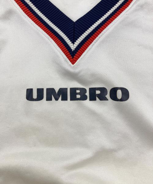 UMBRO（アンブロ）UMBRO (アンブロ) 90s～00s LSゲームシャツ ホワイトの古着・服飾アイテム