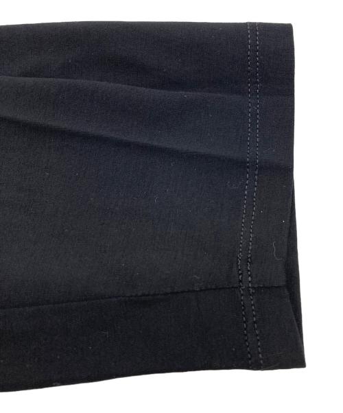 PRADA（プラダ）PRADA (プラダ) ワンポイントロゴ ロングスリーブカットソー ブラック サイズ:Lの古着・服飾アイテム