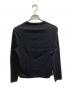 PRADA (プラダ) ワンポイントロゴ ロングスリーブカットソー ブラック サイズ:L：24000円