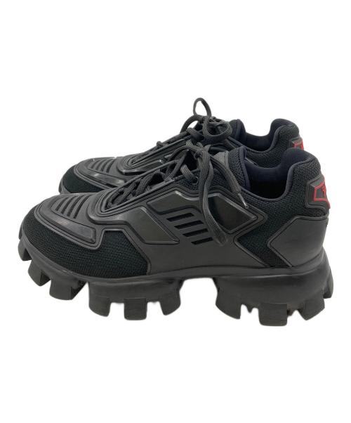PRADA（プラダ）PRADA (プラダ) クラウドバスト サンダー テクニカルファブリック スニーカー ブラック サイズ: 7 1/2の古着・服飾アイテム