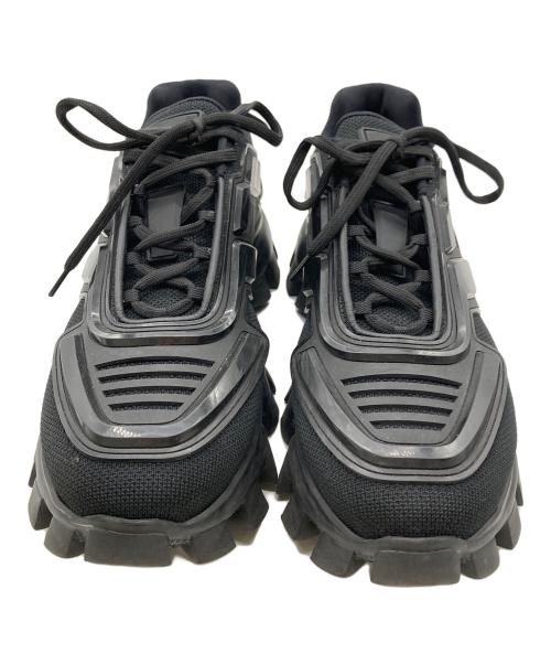 PRADA（プラダ）PRADA (プラダ) クラウドバスト サンダー テクニカルファブリック スニーカー ブラック サイズ: 7 1/2の古着・服飾アイテム