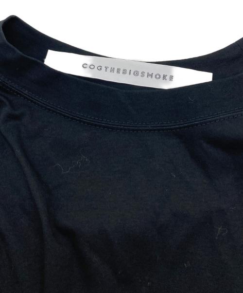 COGTHEBIGSMOKE（コグザビッグスモーク）COGTHEBIGSMOKE (コグザビッグスモーク) ワイドカットソー ブラック サイズ:FREEの古着・服飾アイテム
