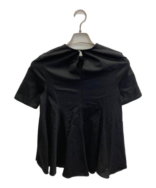 theory luxe（セオリーリュクス）theory luxe (セオリーリュクス) ISOLAペプラムカットソー ブラック サイズ:38の古着・服飾アイテム