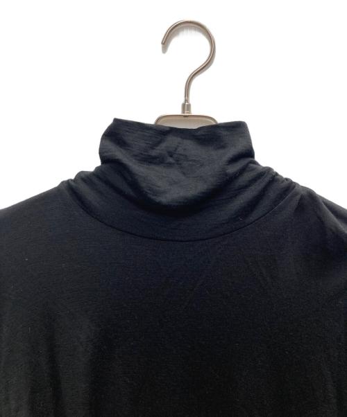 COGTHEBIGSMOKE（コグザビッグスモーク）COGTHEBIGSMOKE (コグザビッグスモーク) ELYSE FLAIR HIGH-NECK TOP ブラック サイズ:FREEの古着・服飾アイテム