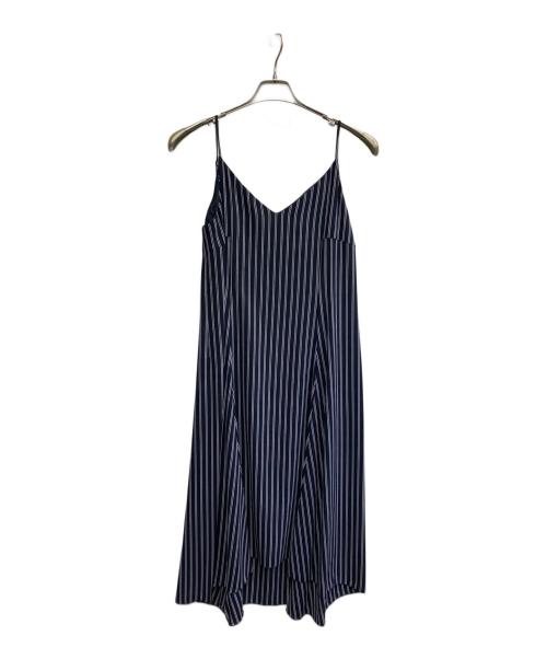 ASTRAET（アストラット）ASTRAET (アストラット) ストライプキャミワンピース ホワイト×ネイビー サイズ:FREEの古着・服飾アイテム