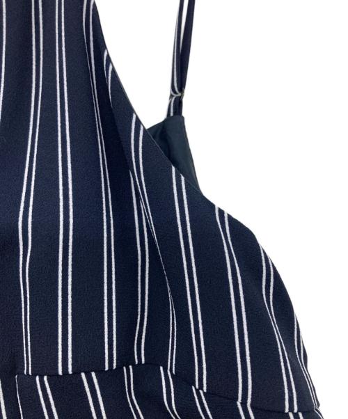 ASTRAET（アストラット）ASTRAET (アストラット) ストライプキャミワンピース ホワイト×ネイビー サイズ:FREEの古着・服飾アイテム