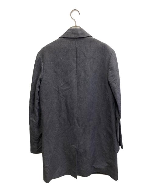 A.P.C.（アーペーセー）A.P.C. (アーペーセー) リネンコットンブレンドチェスターコート グレー サイズ:xsの古着・服飾アイテム