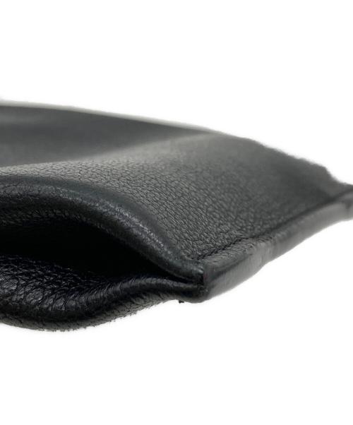 Maison Margiela（メゾンマルジェラ）Maison Margiela (メゾンマルジェラ) 4ステッチネック ショルダーレザーポシェット ブラックの古着・服飾アイテム