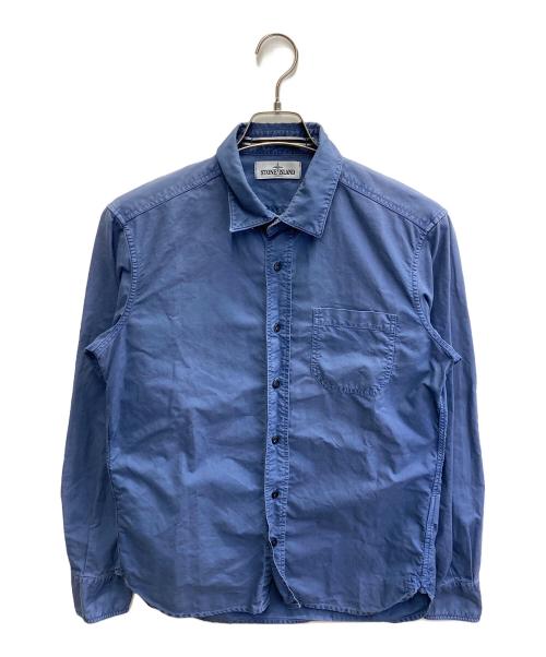 STONE ISLAND（ストーンアイランド）STONE ISLAND (ストーンアイランド) 長袖シャツ インディゴ サイズ:Lの古着・服飾アイテム