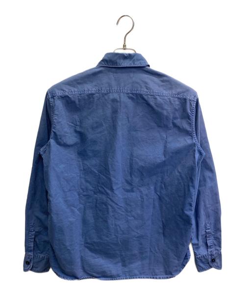 STONE ISLAND（ストーンアイランド）STONE ISLAND (ストーンアイランド) 長袖シャツ インディゴ サイズ:Lの古着・服飾アイテム
