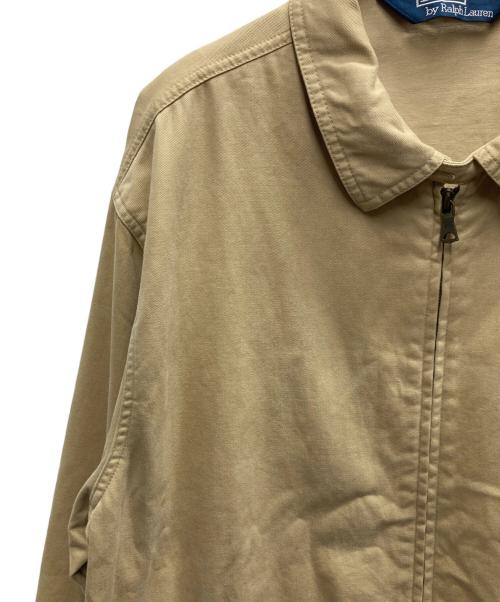 POLO RALPH LAUREN（ポロ・ラルフローレン）POLO RALPH LAUREN (ポロ・ラルフローレン) 襟裏チェックスイングトップ ベージュ サイズ:Lの古着・服飾アイテム