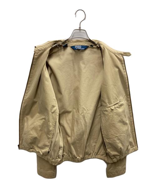 POLO RALPH LAUREN（ポロ・ラルフローレン）POLO RALPH LAUREN (ポロ・ラルフローレン) 襟裏チェックスイングトップ ベージュ サイズ:Lの古着・服飾アイテム