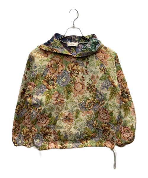 POPPY（ポピー）POPPY (ポピー) フラワーゴブランパーカー グリーン サイズ:FREEの古着・服飾アイテム