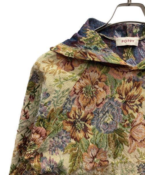 POPPY（ポピー）POPPY (ポピー) フラワーゴブランパーカー グリーン サイズ:FREEの古着・服飾アイテム