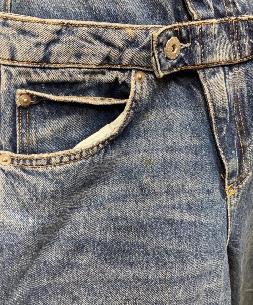 ZARA（ザラ）ZARA (ザラ) MAISON SPECIAL (メゾンスペシャル) ダブルウエストデニムパンツ インディゴ サイズ:38の古着・服飾アイテム