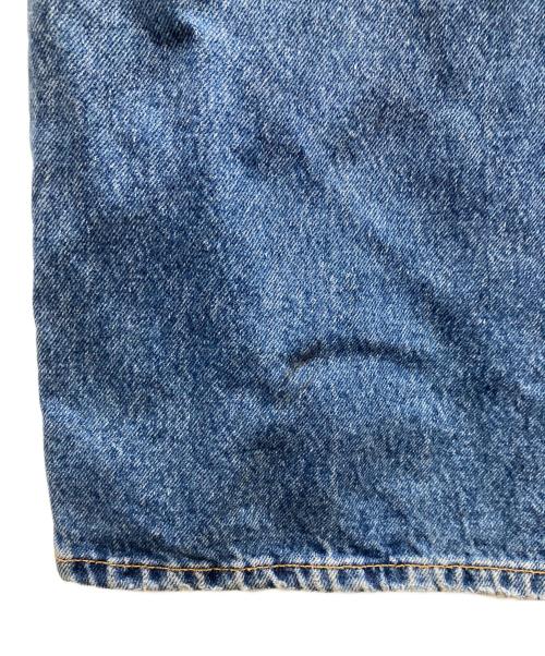 ZARA（ザラ）ZARA (ザラ) MAISON SPECIAL (メゾンスペシャル) ダブルウエストデニムパンツ インディゴ サイズ:38の古着・服飾アイテム