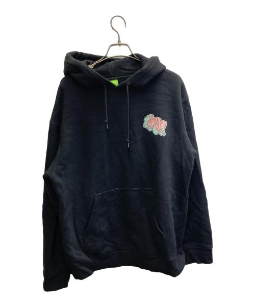 HUF（ハフ）HUF (ハフ) QUAKE TRIPLE TRIANGLE PULLOVER HOODIE ブラック サイズ:Mの古着・服飾アイテム