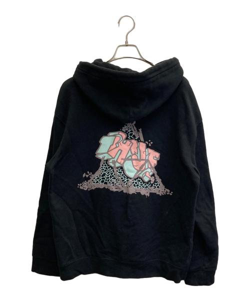 HUF（ハフ）HUF (ハフ) QUAKE TRIPLE TRIANGLE PULLOVER HOODIE ブラック サイズ:Mの古着・服飾アイテム