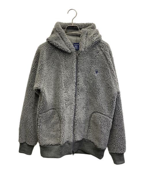 Gymphlex（ジムフレックス）Gymphlex (ジムフレックス) フルジップ フードボアジャケット グレー サイズ:Lの古着・服飾アイテム