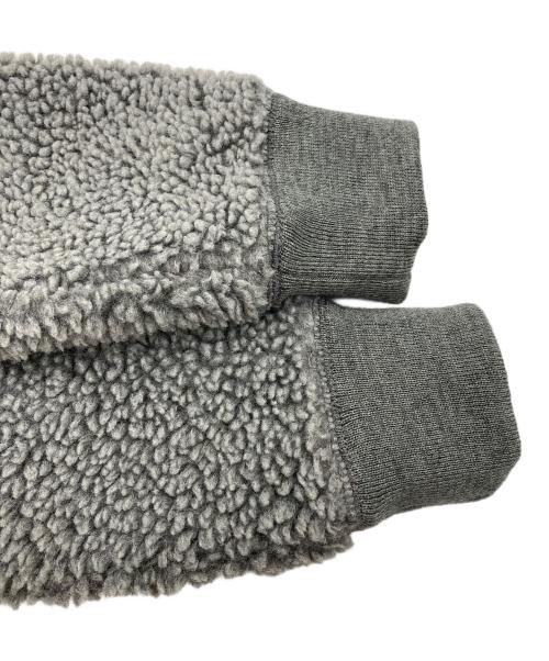 Gymphlex（ジムフレックス）Gymphlex (ジムフレックス) フルジップ フードボアジャケット グレー サイズ:Lの古着・服飾アイテム