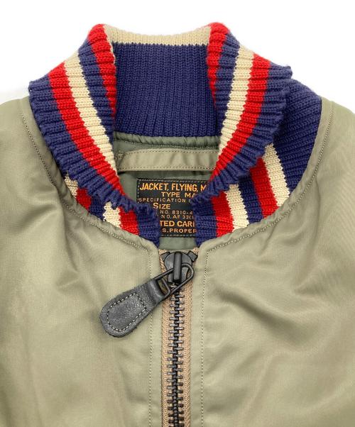UNITED CARR（ユナイテッドカー）UNITED CARR (ユナイテッドカー) MA-1 フライトジャケット カーキ サイズ:Mの古着・服飾アイテム