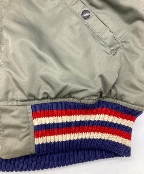 UNITED CARR（ユナイテッドカー）UNITED CARR (ユナイテッドカー) MA-1 フライトジャケット カーキ サイズ:Mの古着・服飾アイテム