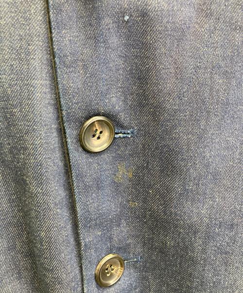 JUNYA WATANABE COMME des GARCONS（(ジュンヤワタナベ コムデギャルソン）JUNYA WATANABE COMME des GARCONS ((ジュンヤワタナベ コムデギャルソン) AD1996 ベロア切替デニムコート インディゴ サイズ:Mの古着・服飾アイテム