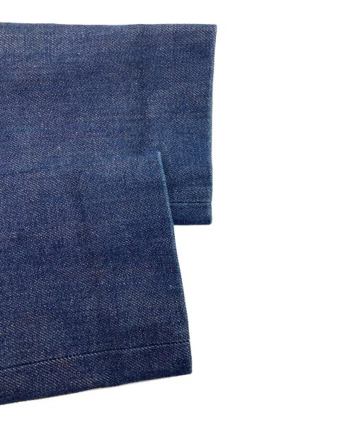 JUNYA WATANABE COMME des GARCONS（(ジュンヤワタナベ コムデギャルソン）JUNYA WATANABE COMME des GARCONS ((ジュンヤワタナベ コムデギャルソン) AD1996 ベロア切替デニムコート インディゴ サイズ:Mの古着・服飾アイテム