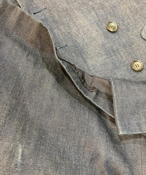 JUNYA WATANABE COMME des GARCONS（(ジュンヤワタナベ コムデギャルソン）JUNYA WATANABE COMME des GARCONS ((ジュンヤワタナベ コムデギャルソン) AD1996 ベロア切替デニムコート インディゴ サイズ:Mの古着・服飾アイテム