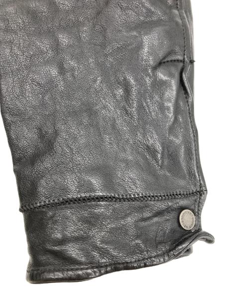 NEIL BARRETT（ニールバレット）NEIL BARRETT (ニールバレット) カウレザージャケット ブラック サイズ:XSの古着・服飾アイテム