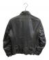 NEIL BARRETT (ニールバレット) カウレザージャケット ブラック サイズ:XS：14000円