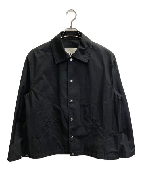 JIL SANDER（ジルサンダー）JIL SANDER (ジルサンダー) バックロゴプリントコーチジャケット ブラック サイズ:46の古着・服飾アイテム