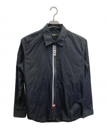 DSQUARED2（ディースクエアード）の古着「ジップシャツジャケット」｜ブラック