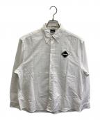 F.C.R.B.エフシーレアルブリストル）の古着「COOLMAX EMBLEM BIG B.D SHIRT」｜ホワイト