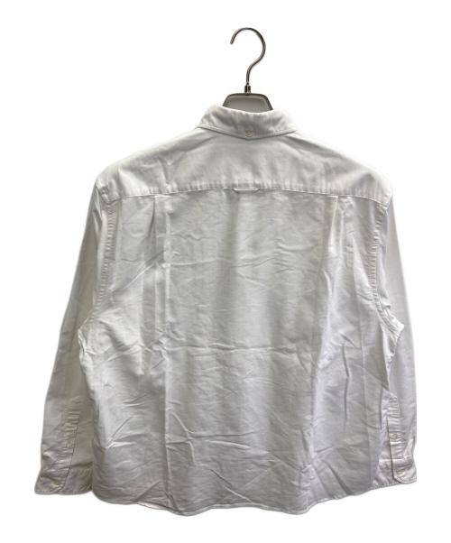 F.C.R.B.（エフシーレアルブリストル）F.C.R.B. (エフシーレアルブリストル) COOLMAX EMBLEM BIG B.D SHIRT ホワイト サイズ:Mの古着・服飾アイテム