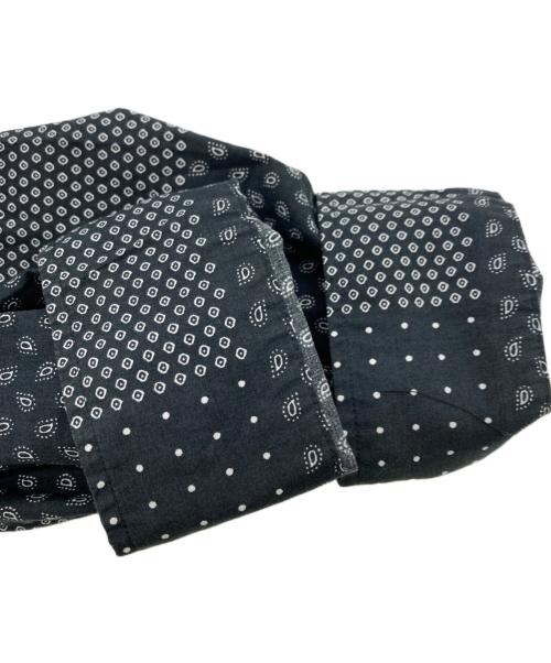 BURBERRY（バーバリー）BURBERRY (バーバリー) バンダナ柄ロングスリーブシャツ ブラック サイズ:Sの古着・服飾アイテム