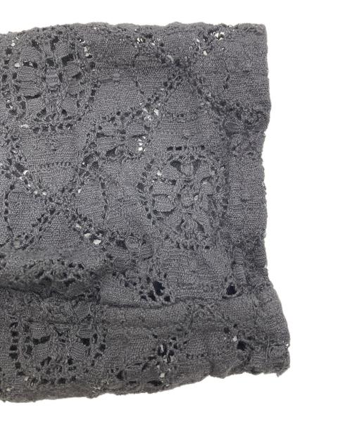 FRAMeWORK（フレームワーク）FRAMeWORK (フレームワーク) ヴィンテージライクレースシャツ ブラック サイズ:FREEの古着・服飾アイテム