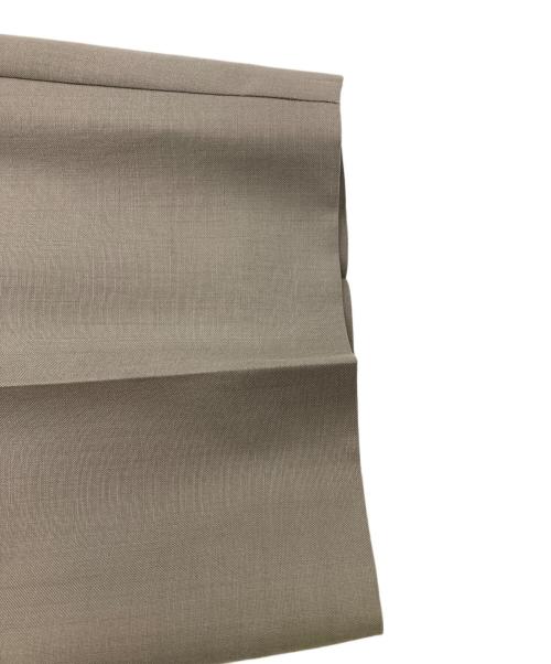 Whim Gazette（ウィムガゼット）Whim Gazette (ウィムガゼット) ウールポプリンタックパンツ ベージュ サイズ:36の古着・服飾アイテム