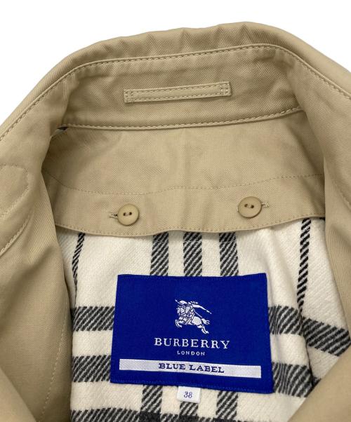 BURBERRY BLUE LABEL（バーバリーロンドンブルーレーベル）BURBERRY BLUE LABEL (バーバリーロンドンブルーレーベル) 裏ノバチェック ライナー付トレンチコート ベージュ サイズ:38の古着・服飾アイテム
