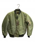 BUZZ RICKSON'S×BEAMSバズリクソンズ×ビームス）の古着「MA-1ジャケット」｜カーキ