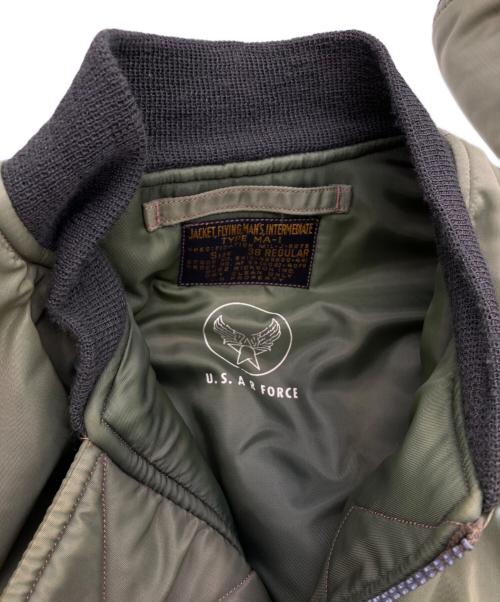 BUZZ RICKSON'S（バズリクソンズ）Buzz Rickson's (バズリクソンズ) BEAMS (ビームス) MA-1ジャケット カーキ サイズ:38の古着・服飾アイテム